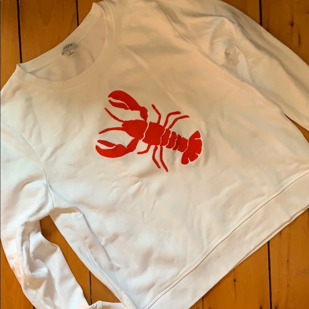 JCrew lobster sweatshirt